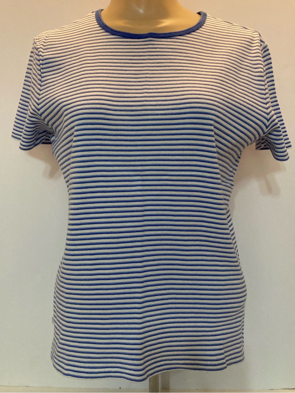 Striped Crewneck T-Shirt - Blue & White
SSB3